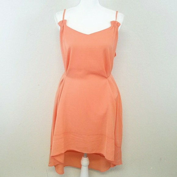 arloh Dresses & Skirts - Arloh Peach High-Low Dress